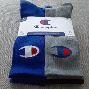 Champion Authentic Crew Mens Socks ( 5pk )